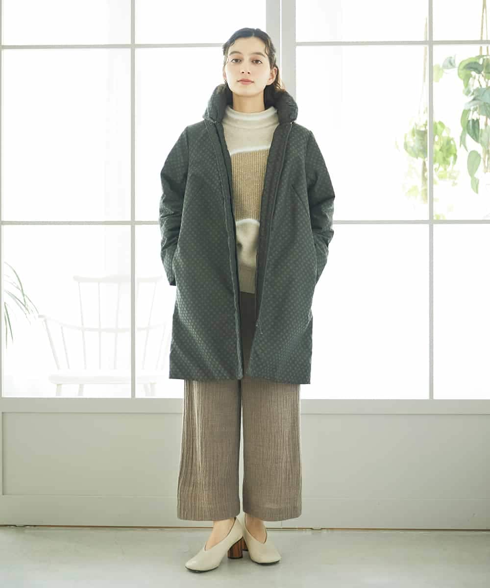 NHLAE36270 GIANNI LO GIUDICE(小さいサイズ)(メゾン ドゥ サンク) [セットアップ対応]リファインガーゼパンツ ベージュ