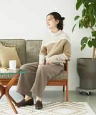 NHLAE36270 GIANNI LO GIUDICE(小さいサイズ)(メゾン ドゥ サンク) [セットアップ対応]リファインガーゼパンツ ベージュ