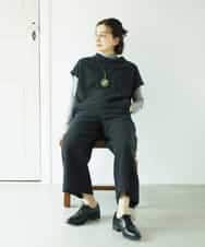 NHLAE36270 GIANNI LO GIUDICE(小さいサイズ)(メゾン ドゥ サンク) [セットアップ対応]リファインガーゼパンツ ベージュ