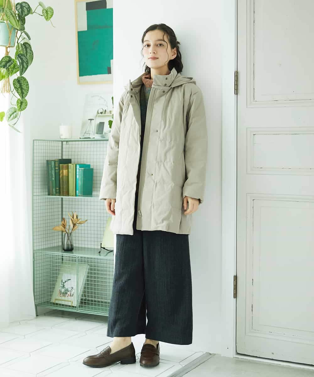 NHLAE36270 GIANNI LO GIUDICE(小さいサイズ)(メゾン ドゥ サンク) [セットアップ対応]リファインガーゼパンツ ベージュ