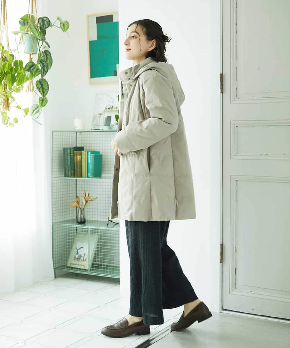 NHLAE36270 GIANNI LO GIUDICE(小さいサイズ)(メゾン ドゥ サンク) [セットアップ対応]リファインガーゼパンツ ベージュ