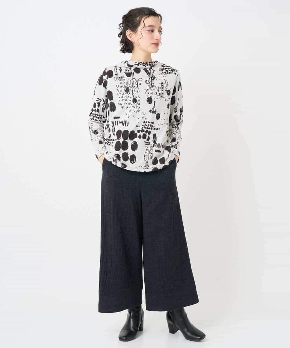 NHLAE36270 GIANNI LO GIUDICE(小さいサイズ)(メゾン ドゥ サンク) [セットアップ対応]リファインガーゼパンツ ベージュ