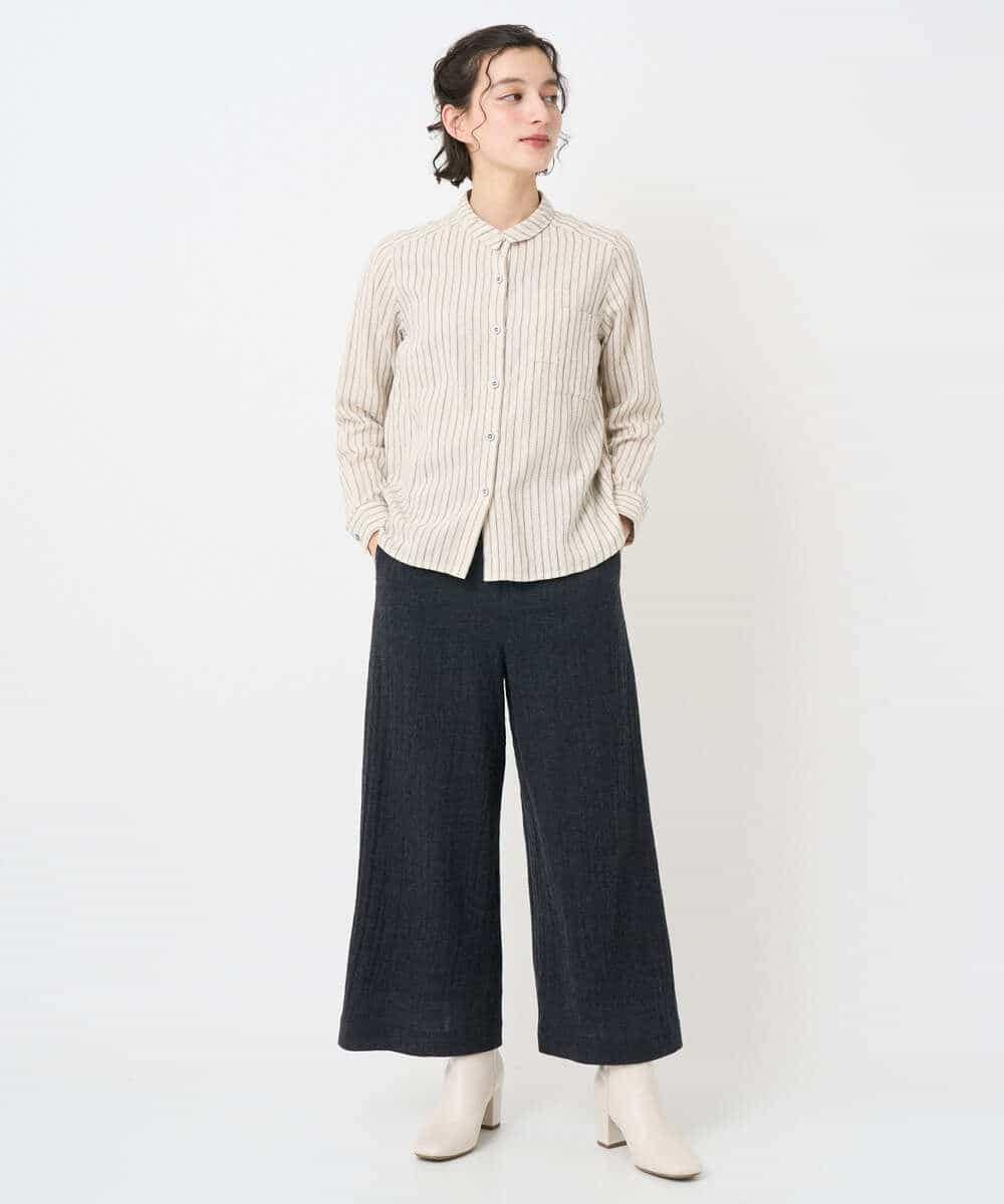 NHLAE36270 GIANNI LO GIUDICE(小さいサイズ)(メゾン ドゥ サンク) [セットアップ対応]リファインガーゼパンツ ベージュ