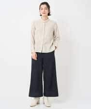 NHLAE36270 GIANNI LO GIUDICE(小さいサイズ)(メゾン ドゥ サンク) [セットアップ対応]リファインガーゼパンツ ベージュ