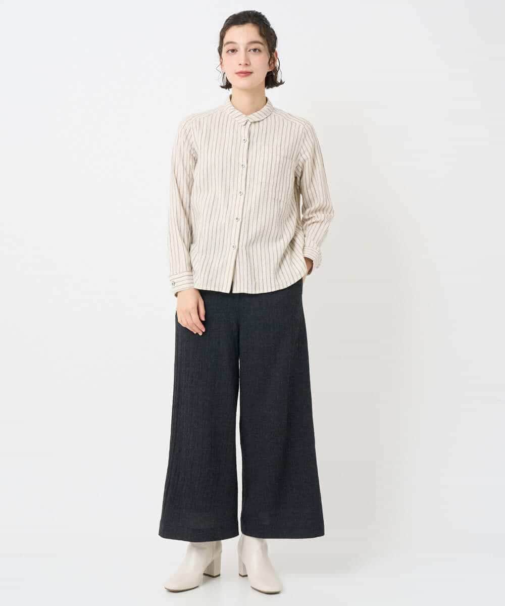 NHLAE36270 GIANNI LO GIUDICE(小さいサイズ)(メゾン ドゥ サンク) [セットアップ対応]リファインガーゼパンツ ベージュ