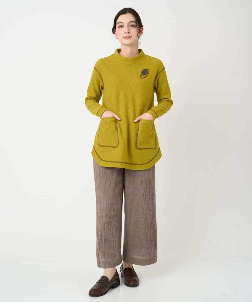 NHLAE36270 GIANNI LO GIUDICE(小さいサイズ)(メゾン ドゥ サンク) [セットアップ対応]リファインガーゼパンツ ベージュ