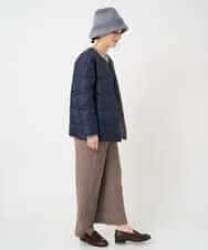 NHLAE36270 GIANNI LO GIUDICE(小さいサイズ)(メゾン ドゥ サンク) [セットアップ対応]リファインガーゼパンツ ベージュ