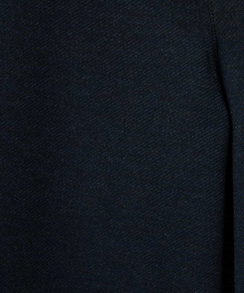 NHLAF81210 GIANNI LO GIUDICE(小さいサイズ)(メゾン ドゥ サンク) デニムジャージーセミワイドパンツ ネイビー