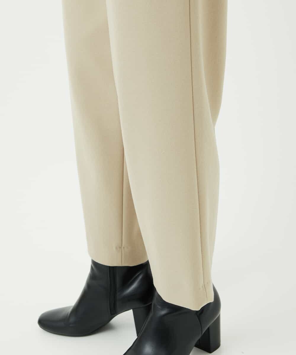 NHLAF83210 GIANNI LO GIUDICE(小さいサイズ)(メゾン ドゥ サンク) [4色展開]両面起毛2WAYストレッチワイドストレートパンツ ベージュ
