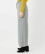NHLAF84230 GIANNI LO GIUDICE(小さいサイズ)(メゾン ドゥ サンク) ガンクラブチェックワイドストレートパンツ グレー