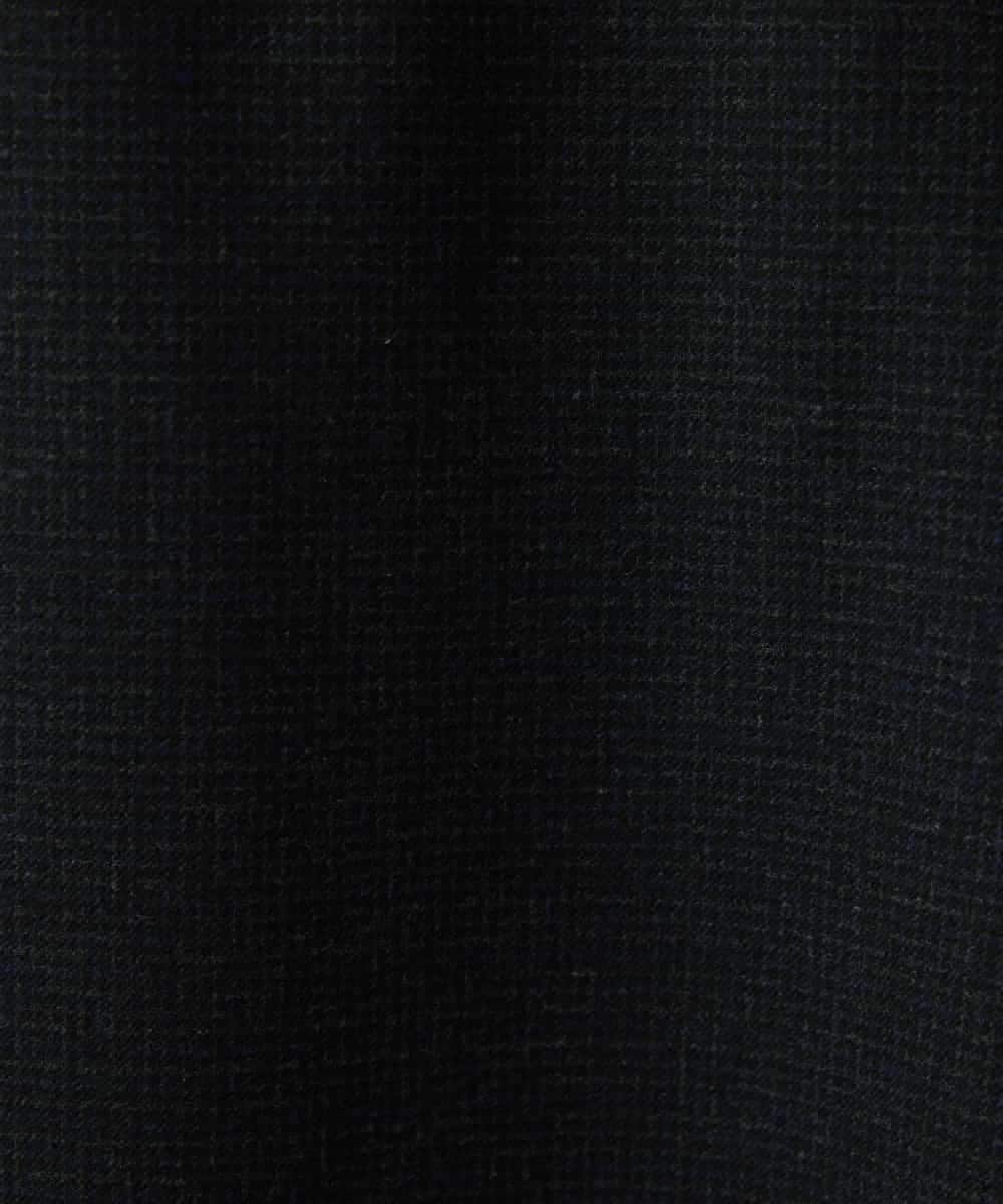 NHLAF84230 GIANNI LO GIUDICE(小さいサイズ)(メゾン ドゥ サンク) ガンクラブチェックワイドストレートパンツ グレー