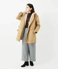 NHLAF84230 GIANNI LO GIUDICE(小さいサイズ)(メゾン ドゥ サンク) ガンクラブチェックワイドストレートパンツ グレー