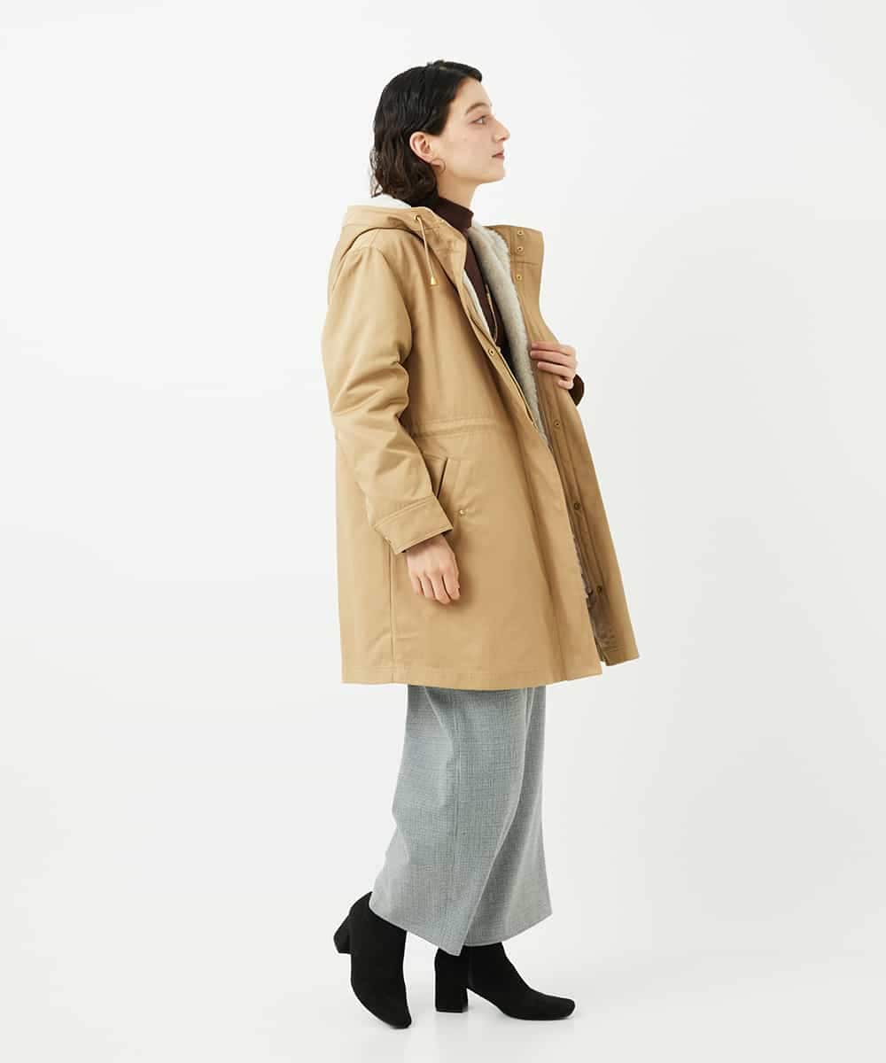 NHLAF84230 GIANNI LO GIUDICE(小さいサイズ)(メゾン ドゥ サンク) ガンクラブチェックワイドストレートパンツ グレー