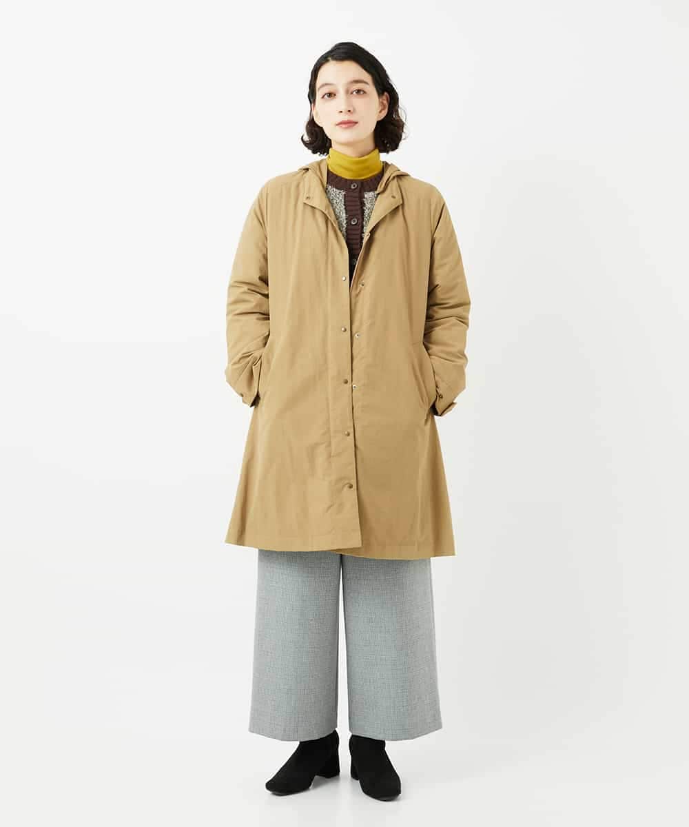 NHLAF84230 GIANNI LO GIUDICE(小さいサイズ)(メゾン ドゥ サンク) ガンクラブチェックワイドストレートパンツ グレー