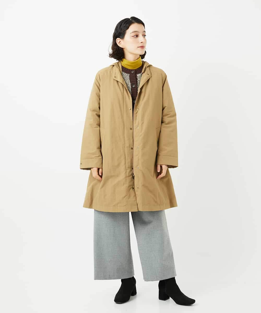 NHLAF84230 GIANNI LO GIUDICE(小さいサイズ)(メゾン ドゥ サンク) ガンクラブチェックワイドストレートパンツ グレー