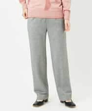 NHLAF85200 GIANNI LO GIUDICE(小さいサイズ)(メゾン ドゥ サンク) [4サイズ展開]ウォッシャブルツイードストレートパンツ ライトグレー