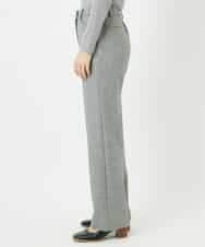 NHLAF85200 GIANNI LO GIUDICE(小さいサイズ)(メゾン ドゥ サンク) [4サイズ展開]ウォッシャブルツイードストレートパンツ ライトグレー