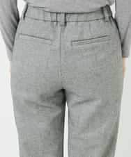 NHLAF85200 GIANNI LO GIUDICE(小さいサイズ)(メゾン ドゥ サンク) [4サイズ展開]ウォッシャブルツイードストレートパンツ ライトグレー