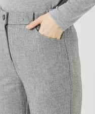 NHLAF85200 GIANNI LO GIUDICE(小さいサイズ)(メゾン ドゥ サンク) [4サイズ展開]ウォッシャブルツイードストレートパンツ ライトグレー