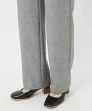 NHLAF85200 GIANNI LO GIUDICE(小さいサイズ)(メゾン ドゥ サンク) [4サイズ展開]ウォッシャブルツイードストレートパンツ ライトグレー