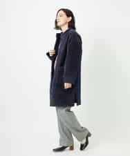 NHLAF85200 GIANNI LO GIUDICE(小さいサイズ)(メゾン ドゥ サンク) [4サイズ展開]ウォッシャブルツイードストレートパンツ ライトグレー