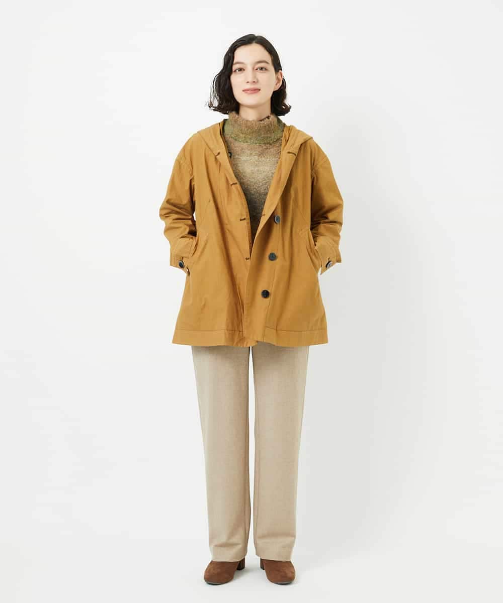 NHLAF85200 GIANNI LO GIUDICE(小さいサイズ)(メゾン ドゥ サンク) [4サイズ展開]ウォッシャブルツイードストレートパンツ ライトグレー