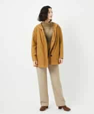 NHLAF85200 GIANNI LO GIUDICE(小さいサイズ)(メゾン ドゥ サンク) [4サイズ展開]ウォッシャブルツイードストレートパンツ ライトグレー