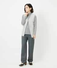 NHLAF85200 GIANNI LO GIUDICE(小さいサイズ)(メゾン ドゥ サンク) [4サイズ展開]ウォッシャブルツイードストレートパンツ ライトグレー