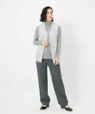 NHLAF85200 GIANNI LO GIUDICE(小さいサイズ)(メゾン ドゥ サンク) [4サイズ展開]ウォッシャブルツイードストレートパンツ ライトグレー