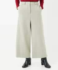 NHLAF86230 GIANNI LO GIUDICE(小さいサイズ)(メゾン ドゥ サンク) 両面起毛ワイドストレートパンツ アイボリー