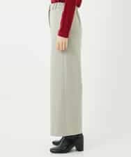 NHLAF86230 GIANNI LO GIUDICE(小さいサイズ)(メゾン ドゥ サンク) 両面起毛ワイドストレートパンツ アイボリー