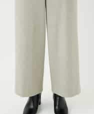 NHLAF86230 GIANNI LO GIUDICE(小さいサイズ)(メゾン ドゥ サンク) 両面起毛ワイドストレートパンツ アイボリー