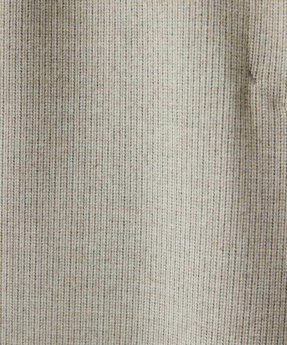 NHLAF86230 GIANNI LO GIUDICE(小さいサイズ)(メゾン ドゥ サンク) 両面起毛ワイドストレートパンツ アイボリー