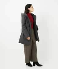 NHLAF86230 GIANNI LO GIUDICE(小さいサイズ)(メゾン ドゥ サンク) 両面起毛ワイドストレートパンツ アイボリー