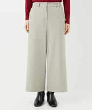 NHLAF86230 GIANNI LO GIUDICE(小さいサイズ)(メゾン ドゥ サンク) 両面起毛ワイドストレートパンツ アイボリー