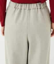 NHLAF86230 GIANNI LO GIUDICE(小さいサイズ)(メゾン ドゥ サンク) 両面起毛ワイドストレートパンツ アイボリー