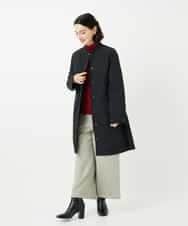 NHLAF86230 GIANNI LO GIUDICE(小さいサイズ)(メゾン ドゥ サンク) 両面起毛ワイドストレートパンツ アイボリー