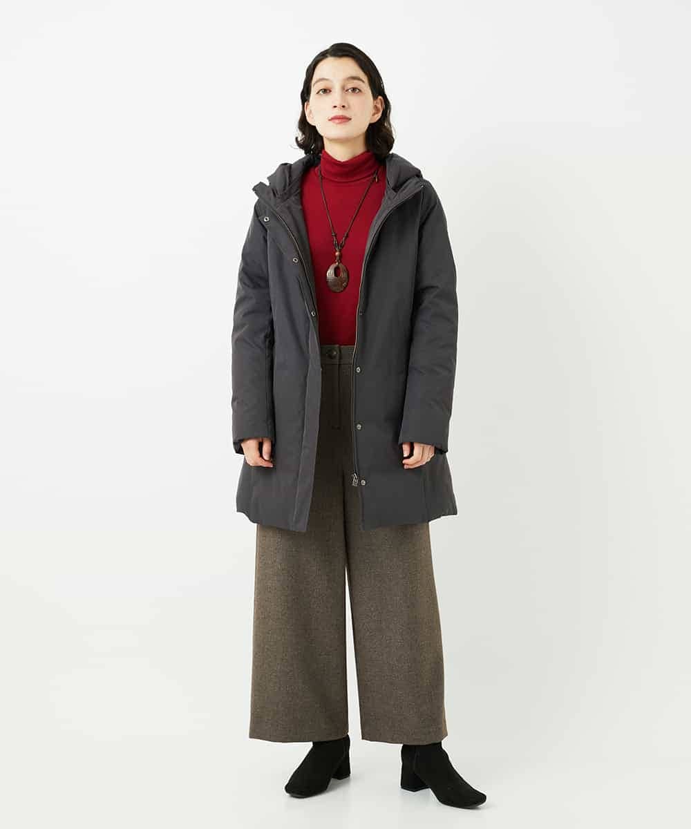 NHLAF86230 GIANNI LO GIUDICE(小さいサイズ)(メゾン ドゥ サンク) 両面起毛ワイドストレートパンツ アイボリー