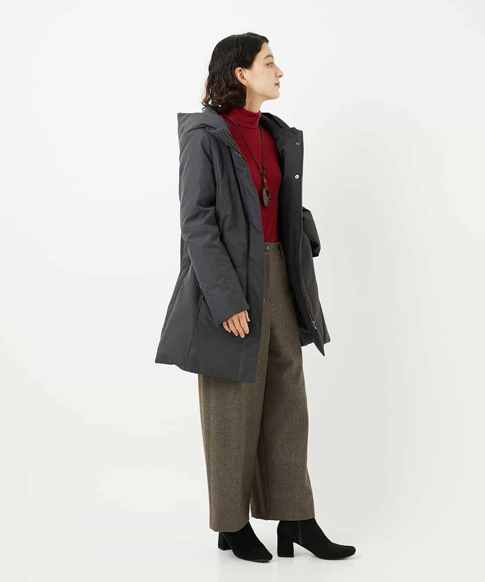 NHLAF86230 GIANNI LO GIUDICE(小さいサイズ)(メゾン ドゥ サンク) 両面起毛ワイドストレートパンツ アイボリー