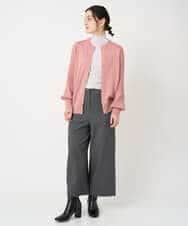 NHLAF86230 GIANNI LO GIUDICE(小さいサイズ)(メゾン ドゥ サンク) 両面起毛ワイドストレートパンツ アイボリー