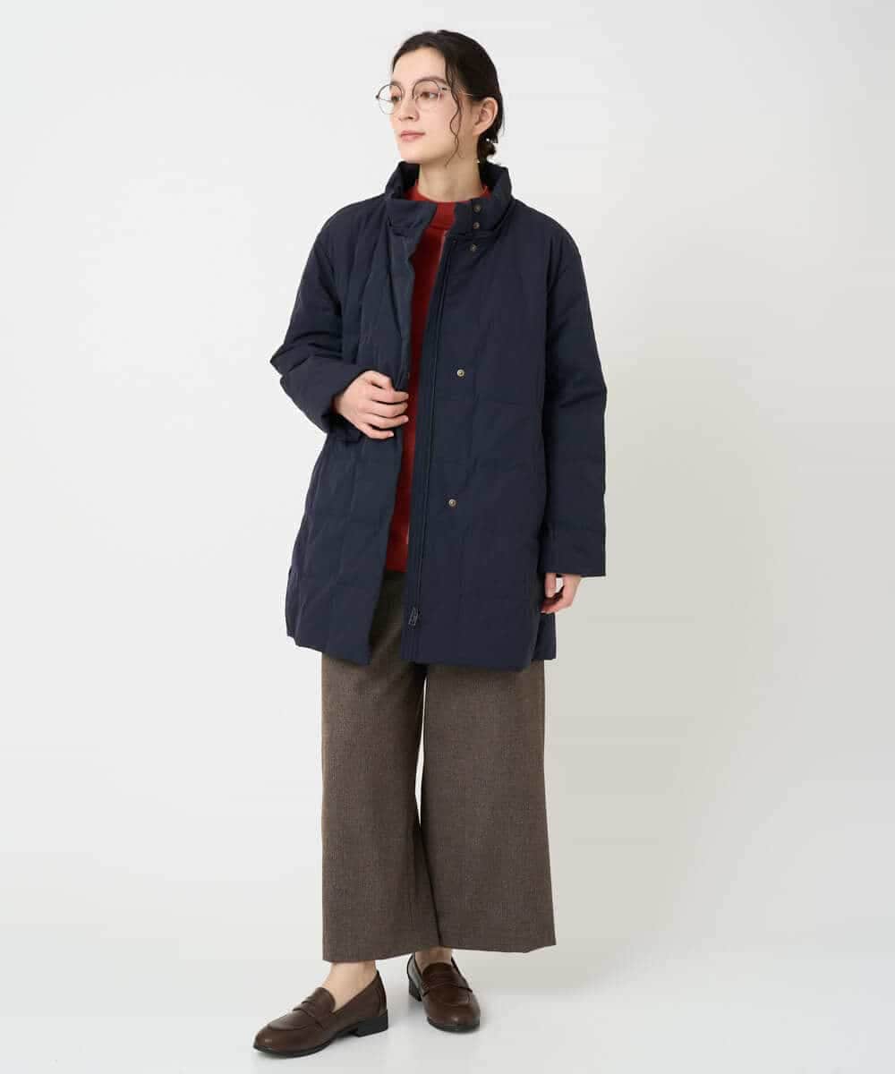 NHLAF86230 GIANNI LO GIUDICE(小さいサイズ)(メゾン ドゥ サンク) 両面起毛ワイドストレートパンツ アイボリー