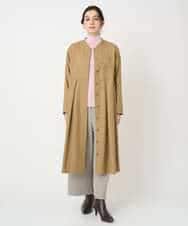 NHLAF86230 GIANNI LO GIUDICE(小さいサイズ)(メゾン ドゥ サンク) 両面起毛ワイドストレートパンツ アイボリー