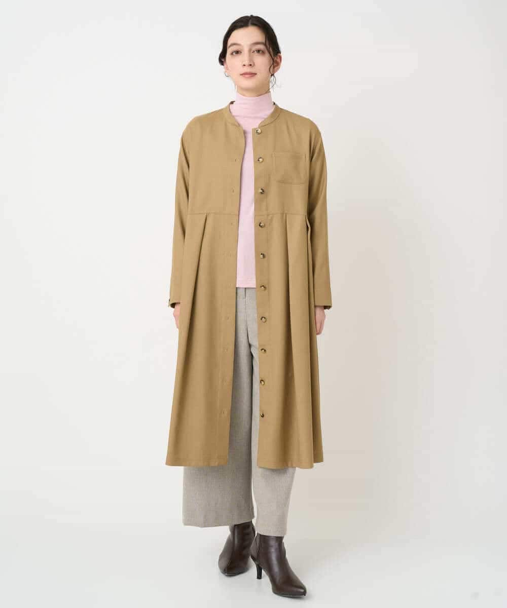 NHLAF86230 GIANNI LO GIUDICE(小さいサイズ)(メゾン ドゥ サンク) 両面起毛ワイドストレートパンツ アイボリー