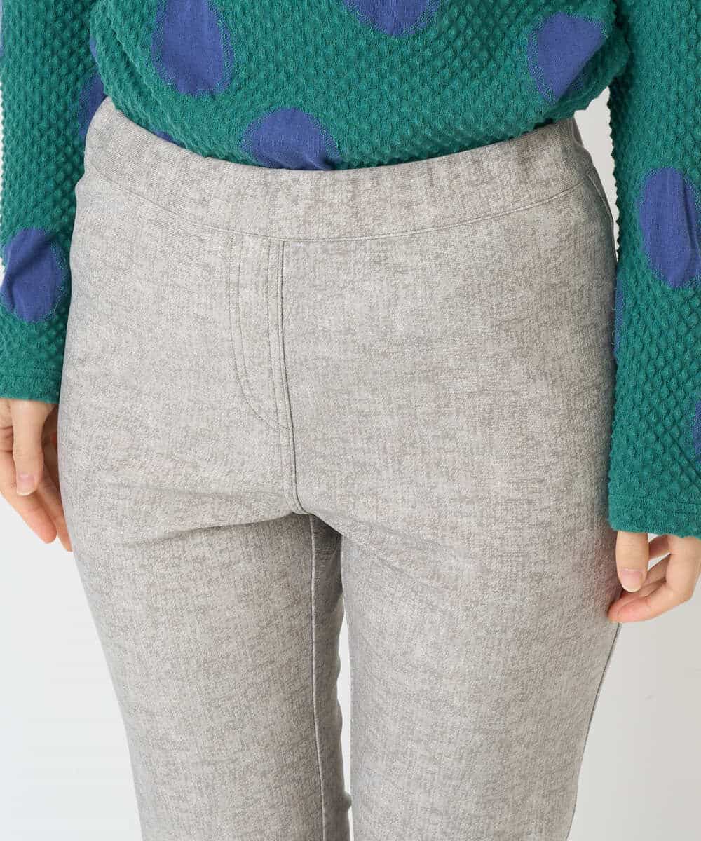 NHLAF87180 GIANNI LO GIUDICE(小さいサイズ)(メゾン ドゥ サンク) デニムプリントハイテンションストレッチパンツ ライトグレー
