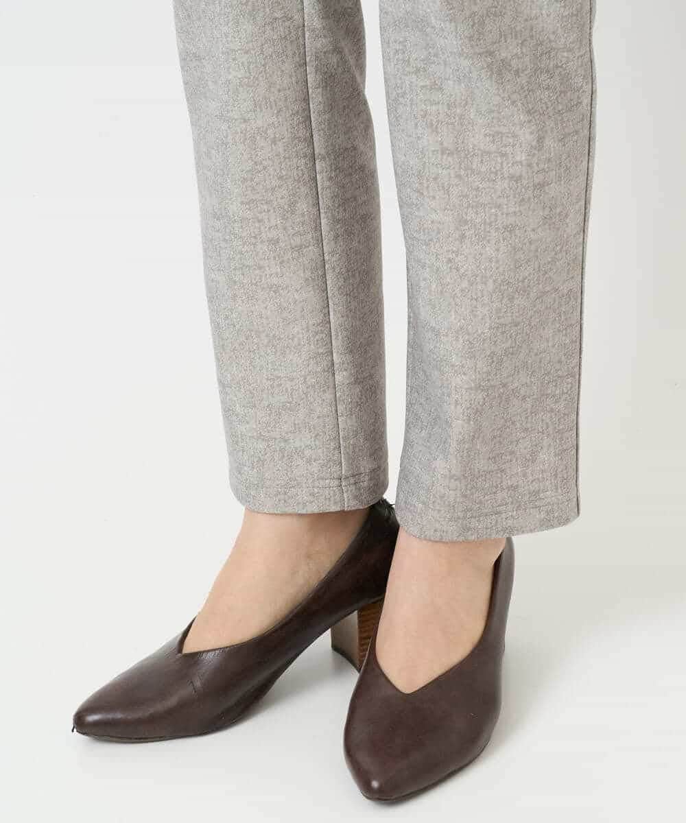 NHLAF87180 GIANNI LO GIUDICE(小さいサイズ)(メゾン ドゥ サンク) デニムプリントハイテンションストレッチパンツ ライトグレー