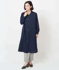 NHLAF87180 GIANNI LO GIUDICE(小さいサイズ)(メゾン ドゥ サンク) デニムプリントハイテンションストレッチパンツ ライトグレー