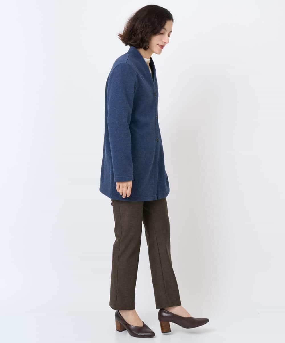 NHLAF87180 GIANNI LO GIUDICE(小さいサイズ)(メゾン ドゥ サンク) デニムプリントハイテンションストレッチパンツ ライトグレー