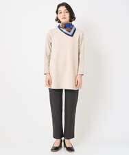 NHLAF88190 GIANNI LO GIUDICE(小さいサイズ)(メゾン ドゥ サンク) 裏起毛無地ハイテンションストレッチパンツ グレー