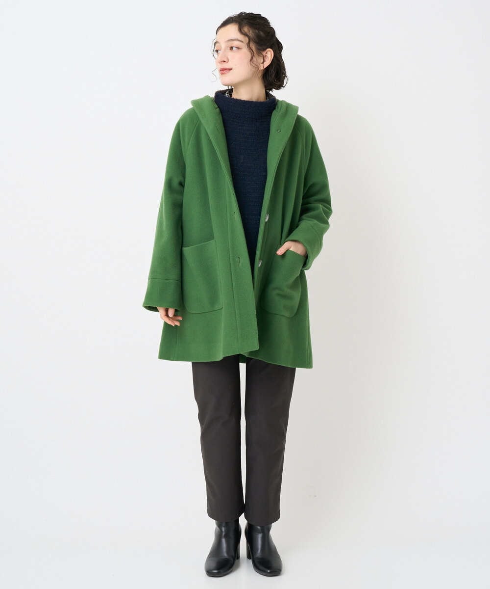 NHLAF88190 GIANNI LO GIUDICE(小さいサイズ)(メゾン ドゥ サンク) 裏起毛無地ハイテンションストレッチパンツ グレー