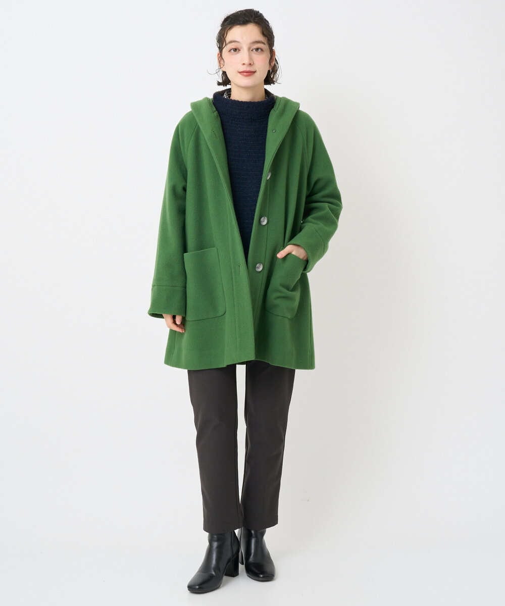 NHLAF88190 GIANNI LO GIUDICE(小さいサイズ)(メゾン ドゥ サンク) 裏起毛無地ハイテンションストレッチパンツ グレー